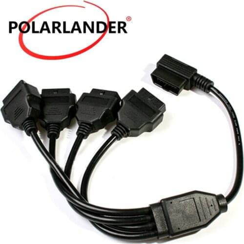 Big sale 50CM M to 4F Right Angle Extension Cable Car Wire OBD 2 Diagnostic Tool Car Diagnostic Cable