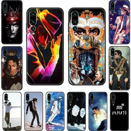 Michael Jackson Phone case For Huawei P 8 10 20 30 Smart Plus 2019 Z Lite Pro 2017 2019 black pretty back silicone cell cover