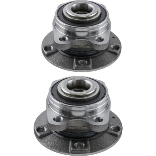 2Pcs Wheel Bearing Set Wheel Hub Rear Axle For Audi A6 4F2 2.0 TDI + Avant 4F5 bj 2005 5 holes 4F0598611A-1 4F0 598 611B-1