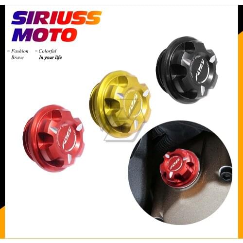 Motorcycle Engine Oil Cap Bolt Screw Filler Cover Case for Yamaha YZF-R6 R6 1999-2021