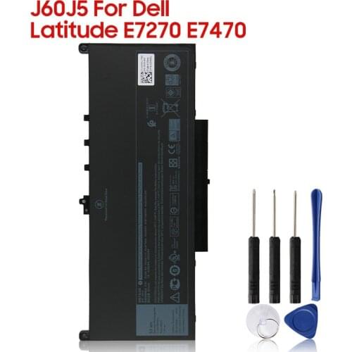 Original Replacement Laptop Battery J60J5 For Dell Latitude E7270 E7470 R1V85 MC34Y 0MC34Y 451-BBSX Laptop Battery With Tools