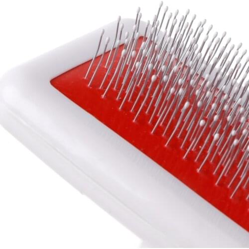 B2QB Pet Dog Cat Puppy Hair Shedding Grooming Trimmer Fur Comb Brush Slicker Tool