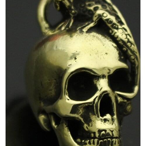 DIY EDC Paracord Bead Brass Knife Beads Lizard Paracord Bracelet Accessories Survival