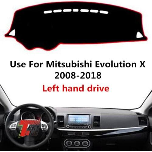 TAIJS Factory Casual Simple Polyester Fibre Car Dashboard Cover For Mitsubishi Evolution X0809101112131415161718 Left Hand drive