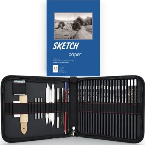 Professional Drawing Sketch Pencils and Drawing Pad Art Supplies for Drawing Art Sketching Shading Artist Pencils for Beginners