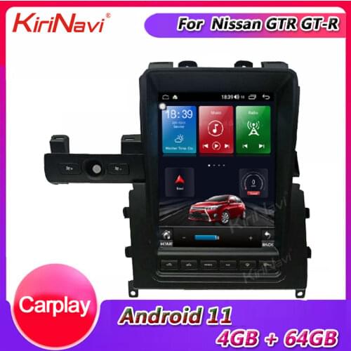 KiriNavi Telsa Style Vertical Screen 9.7" Android 10.0 Car Radio For Nissan GTR GT-R Car Dvd Multimedia Player GPS Navigation