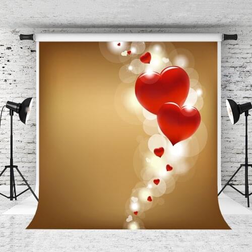 VinylBDS 5x7ft ValentineS Day Photography Backdrop Heart Children Backgrounds For Photo Studio