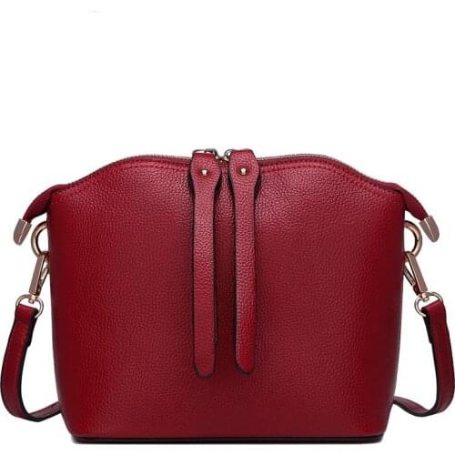 Retro Genuine Leather Shoulder Bag Women Messenger Bags Crossbody Handbag Cowhide Leather Small Clutch Purse Bag Design 2021