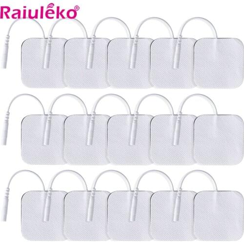 20/50P EMS Electrode Pads Self Adhesive Replacement Electrodes for Digital Therapy Machine Body Massager Pads Healthy Pad