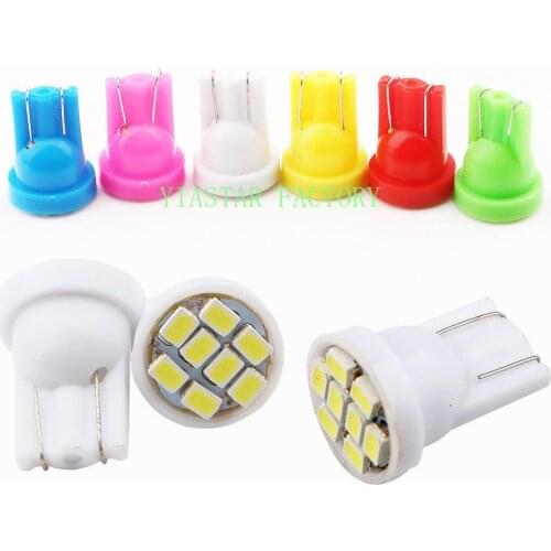 500pcs Promotion Led T10 8 smd 1206 8leds 8SMD Car Light 194 168 192 W5W 3020 Auto Wedge Red Clearance lights DC 12V Wholesal