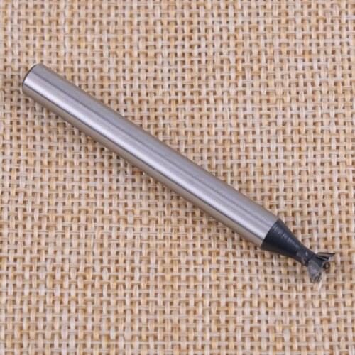 6mmx60 Degree 6 Flutes HSS High Speed Steel Dovetail Cutter Groove End Mill Bit Router Tool for machining dovetail groove cutter