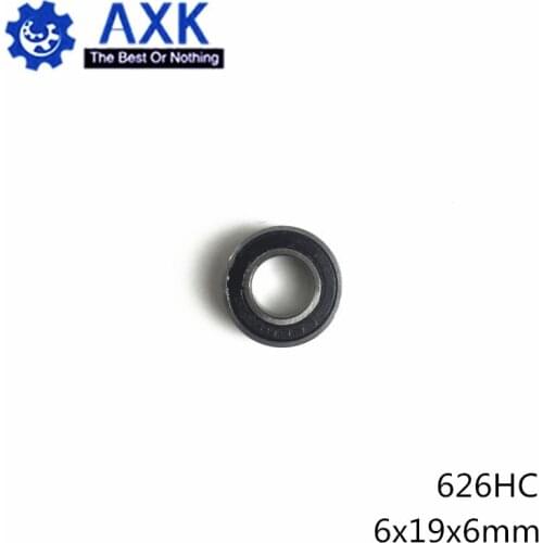 626 Hybrid Ceramic Bearing 6*19*6 mm ABEC-1 ( 1 PC) Industry Motor Spindle 626HC Hybrids Si3N4 Ball Bearings 3NC 626RS