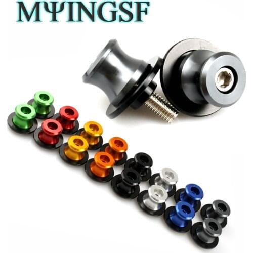 8MM Motorcycle stands screws Swingarm Spools slider For Hfor ZONTES ZT310R 310X ZT 310R