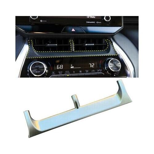 ABS Matte Middle Console Air Vent Cover Trim For Toyota Harrier Venza 2020-2021