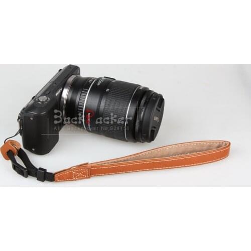Wholesale 100PCS Camera Strap Accessory Bag PU hand Strap For Canon g11 g12 leica M9 M6 olympus ep1 e-pl1/2 p3 fuji x100