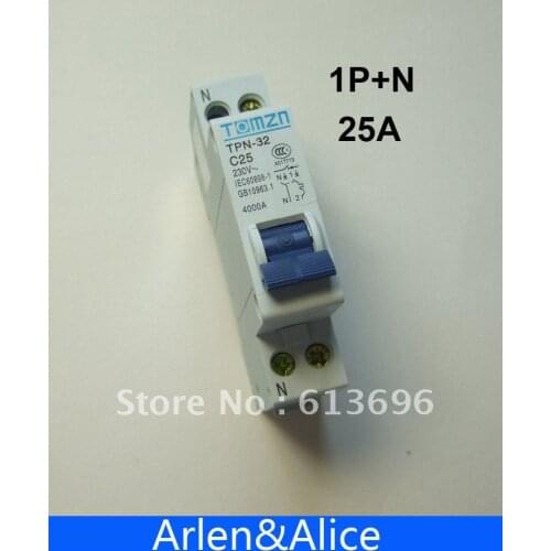 DPN 1P+N 25A Mini Circuit breaker MCB