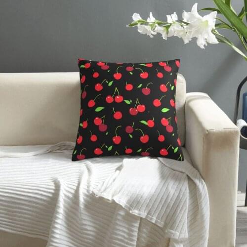 Cherry Pattern 3 (1) pattern print Cushion Cover Decorative Pillowcase Chair Seat Square Car Pillow Cover Home Living Textile