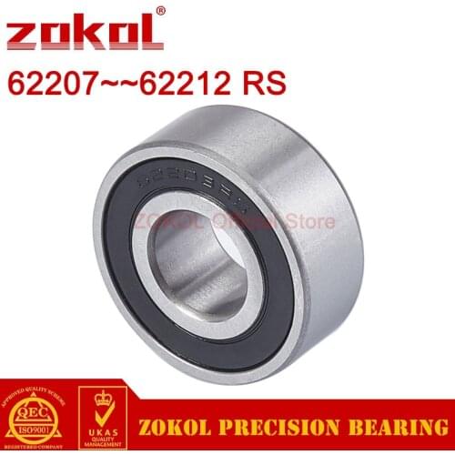 ZOKOL 62202RS bearing 62202 2RS RS 180502 62202-2RS Deep Groove ball bearing 15*35*14mm