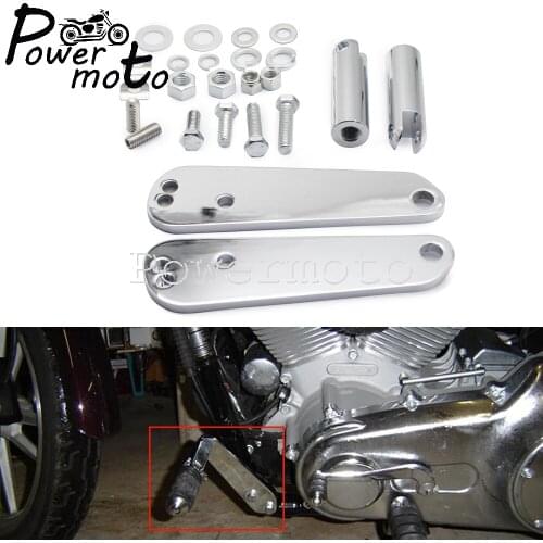 For Harley Dyna Street Bob Low Rider Sport Super Glide Injected FXDB FXDL FXDX Motorcycle Footrest Foot Peg Mount Kits 49002-98