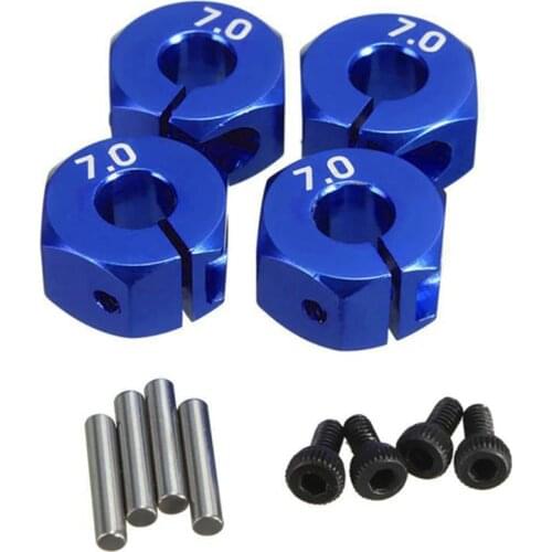 Hot-Blue RC Metal 7.0 Wheel Hex 12mm Drive With Pin Screw For HSP HPI Tamiya RC Car