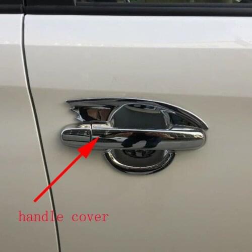 Door Handles Covers Auto handle bowl For Toyota Vios 2017 Stickers Car Styling