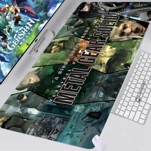Metal Gear Solid Mouse Pad alfombrilla xxl Gabinete Gamer Desk Mat Kawaii Gaming Accessories Varmilo Keyboard Carpet CS Mousepad