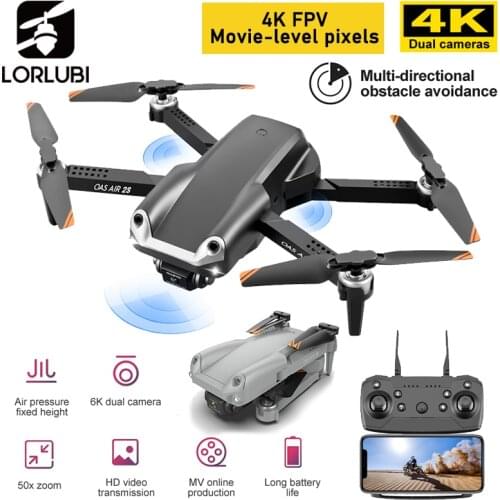 LORLUBI Z608 Obstacle Avoidance Mini Drone 4K HD Camera Profesional Dron Wifi FPV RC Quadcopter Toy Gift For Children K99MAX