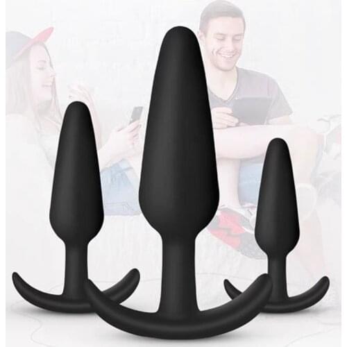 Soft silicone anal plug cover butt plug anal dildo sex toys for men and women beginners erotic intimate adult sex plug anal trai