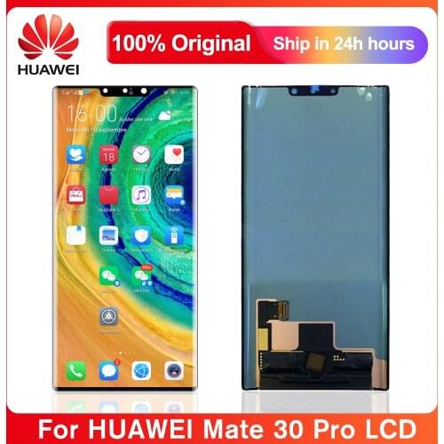 6.53" Original Screen For Huawei Mate 30 Pro LCD Display Screen Digitizer Parts For Huawei Mate30Pro LIO-L09 L29 AL00 TL00