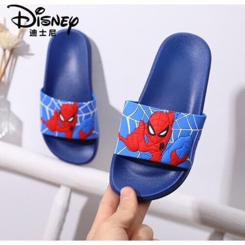 2021 New Boys Sandals Summer Spiderman Kids Shoes Infantil Boys Beach Sandals Casual Fashion Soft Flat Slippers Girl