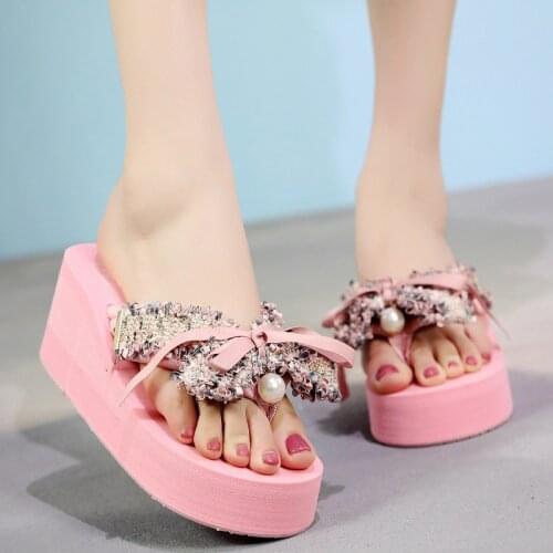 Xiaoxiangfeng Handmade Flip Flop Womens Foreign Trade Sandals Wholesale Fashion Shop Handmade Beach Shoes Summer Sandals Wome