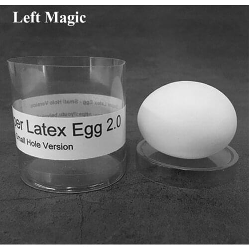 Super Latex Egg 2.0 - Small Hole Version(1pc/case) Magic Tricks Real-looking Egg Magia Stage Illusions Gimmick Accessores Funny