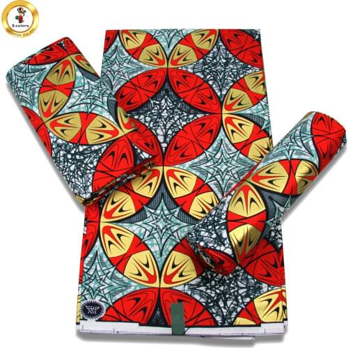 Ankara Fabric African Real Wax Print Pagne Africain Wax High Quality Netherlands Ghana Batik African Ankara Fabric
