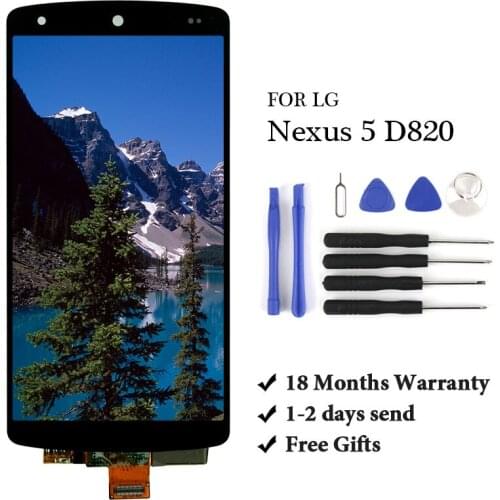 For LG Nexus 5 D820 OEM LCD Display Touch Screen Digitizer Assembly with frame no frame lg nexus 5 d820 screen replacement