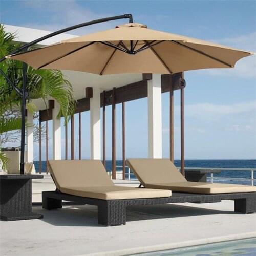 2 Meter Umbrella Outdoor Garden Big Umbrella Sunshade Outdoor Stall Beach Umbrella Sun Umbrella Replacement Cloth