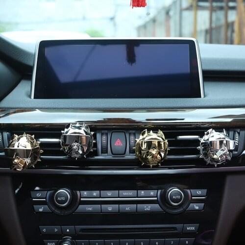 1 Car Decoration Car Exhaust Clip Bulldog Perfume Fragrance Car Diffuser Creative Bulldog Car Smell Car Air Freshener Perfume