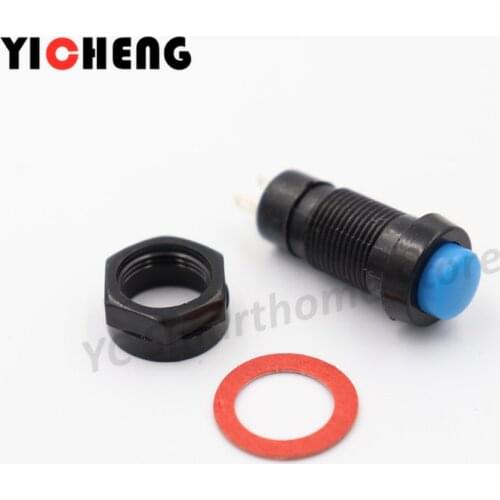 1pcs DS-211 DS-213 Push Button Switch 10mm Momentary / Self Locking Round DS211 DS213 miniature