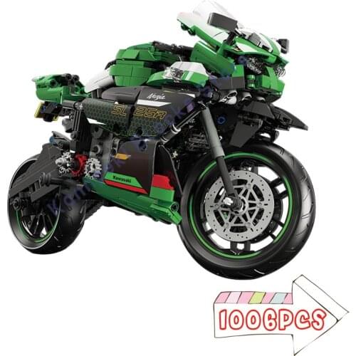 2020 New 1006PCS Motorcycle Locomotive Building Blocks Toy Brick DIY MOC Children Kids Christmas Gift Boys Puzzle Technology