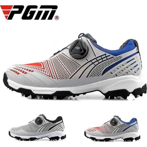 2020 Pgm Childrens Golf Shoes Boys Autumn And Winter Waterproof Sports Shoes Non-slip Casual Shoes Fashion Models Sneakers