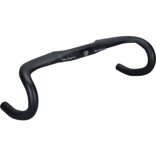 2022 BALUGOE Carbon Handlebar Road Bike Drop Bar Bicycle Handlebar Road Bike Handlebar 31.8MM 400/420/440 Bicycle Part
