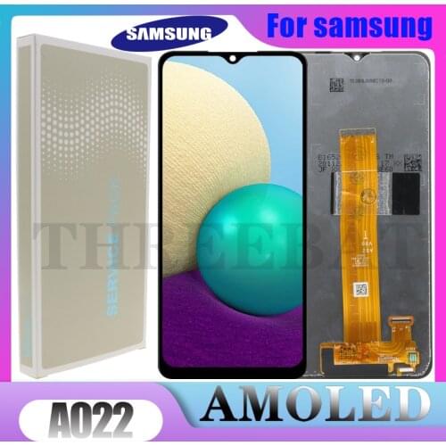 6.5'' Original A02 Display For Samsung Galaxy A02 A022 A022m A022f LCD Display Touch Screen Digitizer Assembly Replacement
