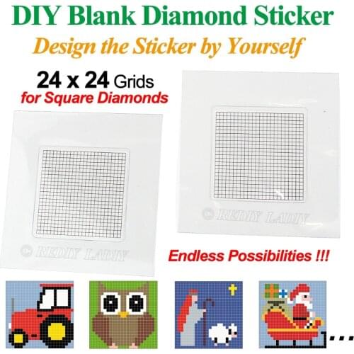 Diamond Painting Plein 24x24 DIY Diamond Sticker Full Square/Round Diamond Mosaic Pixel Art Hobby & Crafts Diamond Embroidery