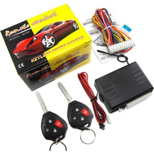 12v Keyless Entry System Copper blank key Auto Remote Control for Japanese car Door Lock Vehicle Central Locking CHADWICK 8123