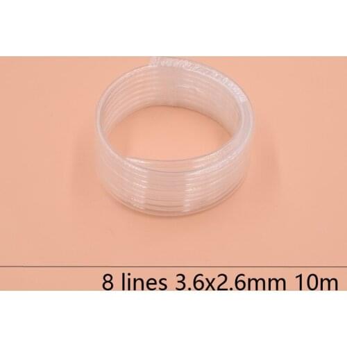 8 Lines eco solvent printer ink tube 3.6X2.6MM for Epson Allwin Mimaki Roland Mutoh ink hose 10M/lot Large ink supply ink system