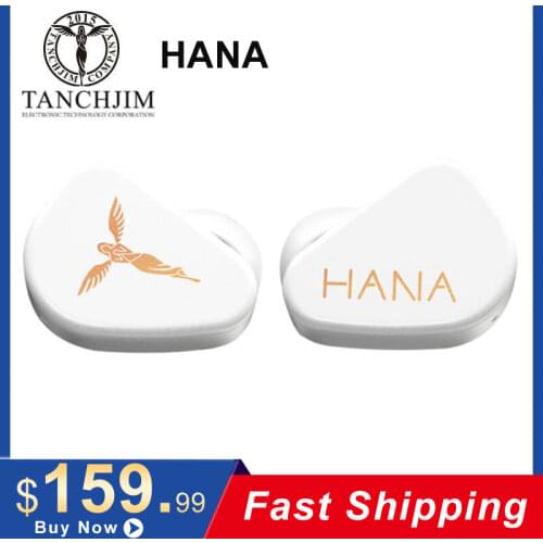 TANCHJIM HANA Dynamic in-ear earphone ultra wide frequency response smooth durable skin-friendly outer shell