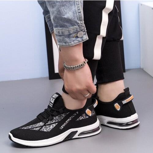 New breathable running shoes flying woven sports shoes mens running shoes sneakers flying woven mens shoes lovers shoes H635