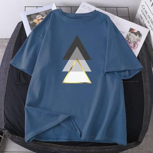 Geometric Patterns Elegant Womens T-shirts O-Neck Fashion Summer T-shirts Vintage Black Tops Tees Funny Clothing Camiseta Woman