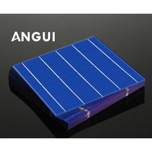 10 50 80 100 Pcs 4.79 W 156 x 156 MM Poly Solar Cells 6x6 Grade A polycrystalline PV DIY Photovoltaic Sunpower C60 Solar Panel