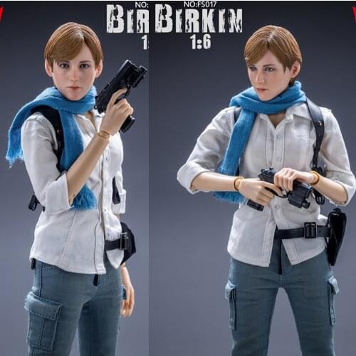 FS017 1/6 Female Sherry Birkin12 Inch Mobile Doll SWtoys Toys For Collection