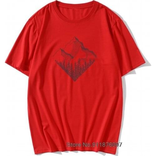 The Diamond Range Men Tshirts Outdoors Mountains Hiking Tee Shirt National Parks Casual Cotton Tees Tops Tees